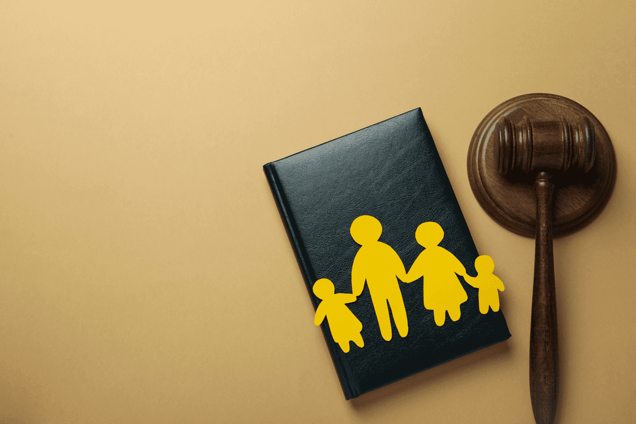 mental-health-services-3 Family law concept on light brown background